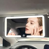 Espejo LED Táctil Portátil Para Auto