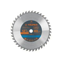 Disco sierra 12"" eje 1"" para Madera 40 Dientes Truper 18311