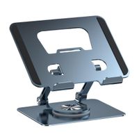 Soporte Metálico Ajustable con Giro 360° y Doble Eje para Tablet MY-7323