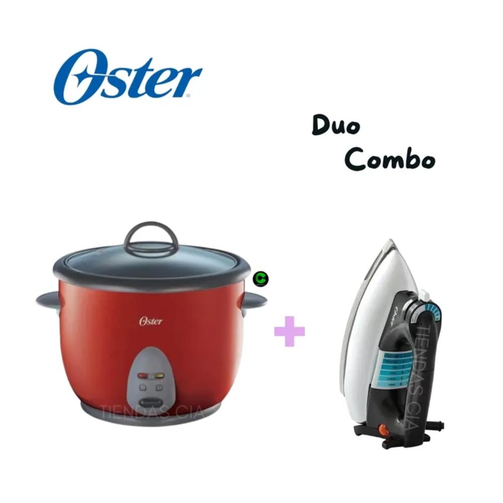 Duo Combo Oster Olla Arrocera CKSTRC1700R y Plancha Clásica