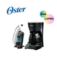 Duo Combo Oster Cafetera 4 Tazas BVSTDCDR5B Y Plancha GCSTBV4119-053