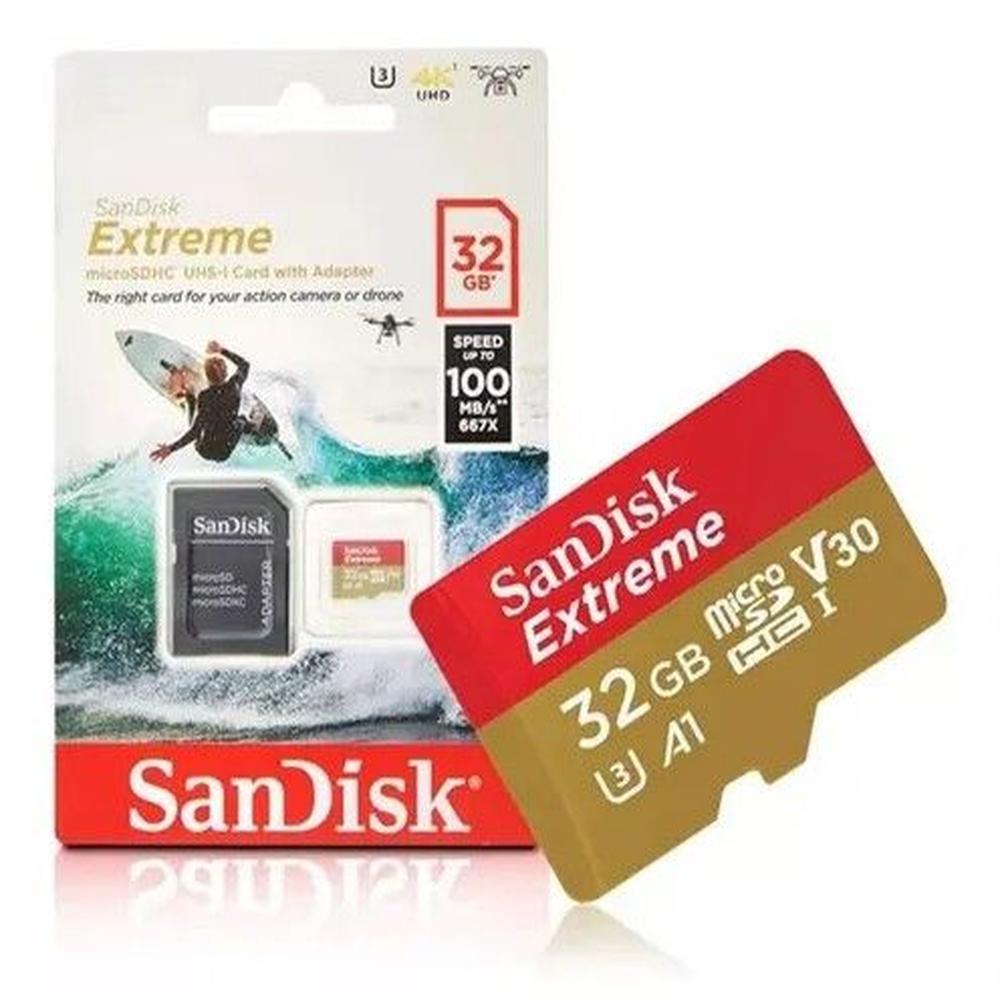 Memoria MicroSD SanDisk Extreme 32GB SDSQXAF-032G-GN6AA