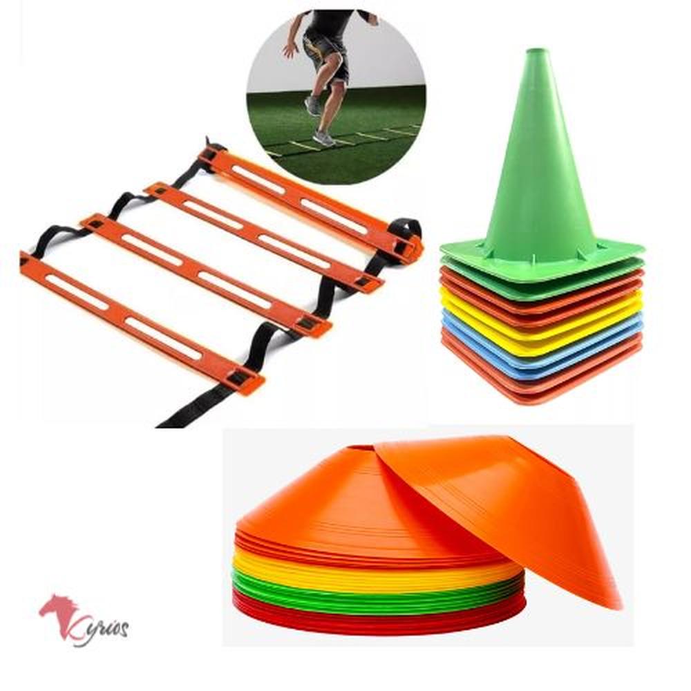 Kit Entrenamiento Escalera Coordina + 10 Conos+ 10 Tortuga