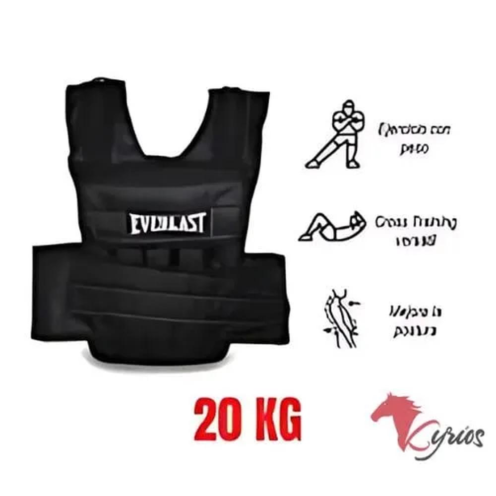 Set De Mancuernas De 50 Kg + Chaleco De 2O Kg De Regalo