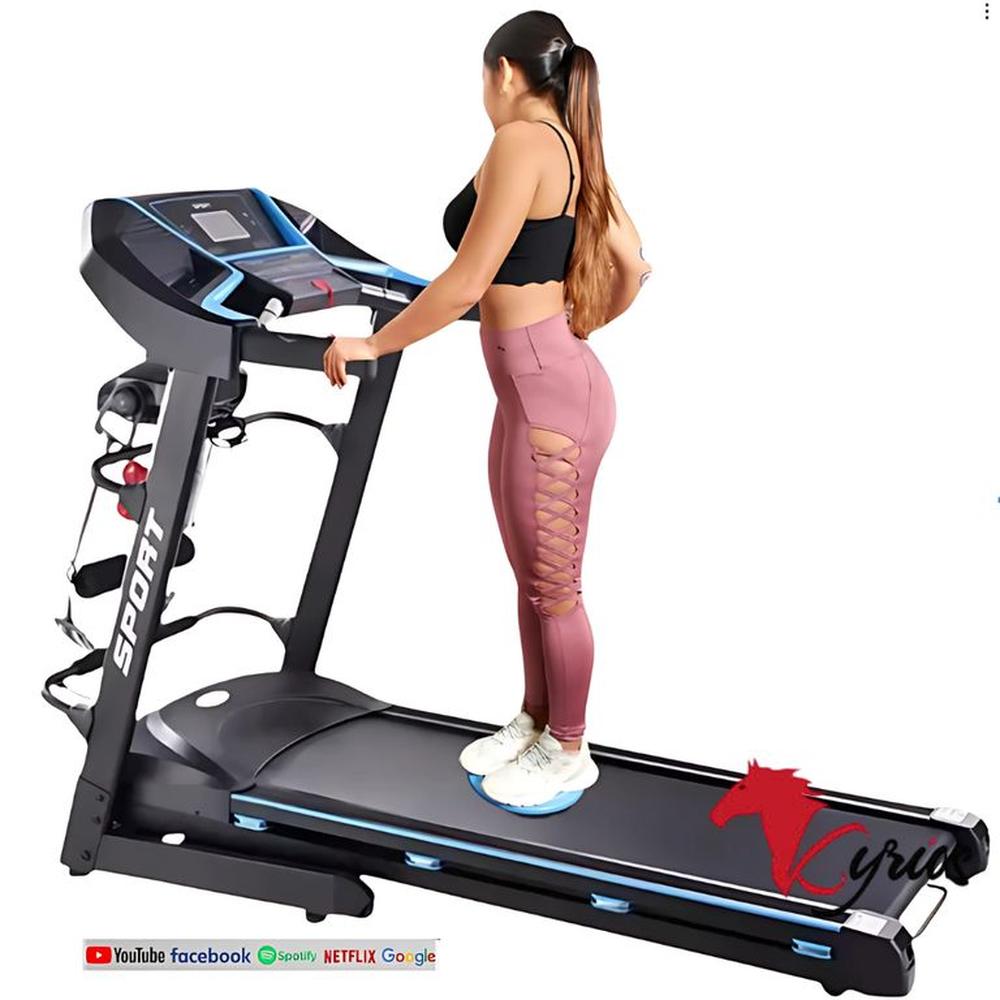 Caminadora Motor 3.5 HP Con Pantalla Incluye Redes Sociales