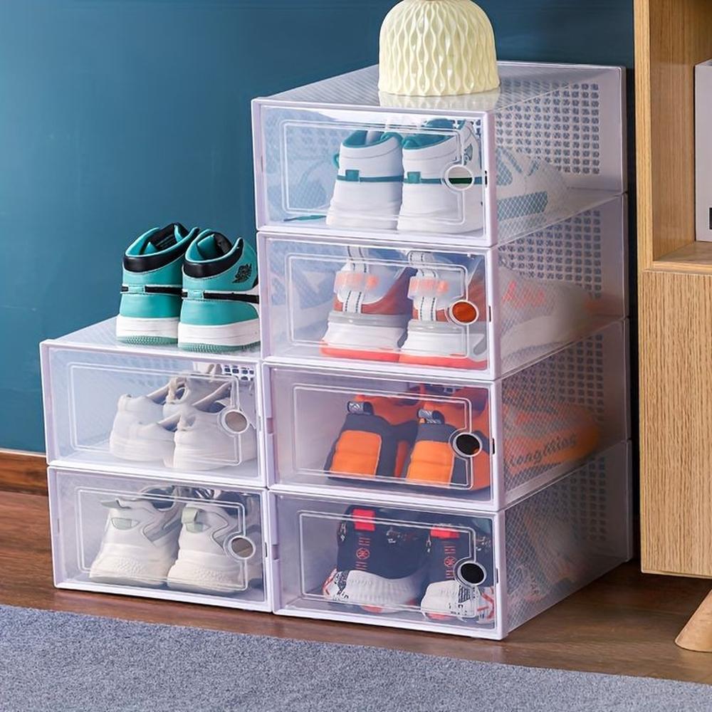 Set De 20 Cajas Organizador De Zapatos Con Ventilación - Blanco