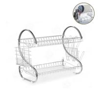 Escurridor de Platos 2 Niveles Cromado