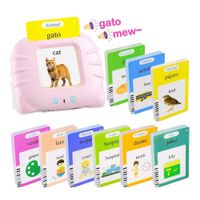 Flash Cards Early Learning Ingles Español Pink
