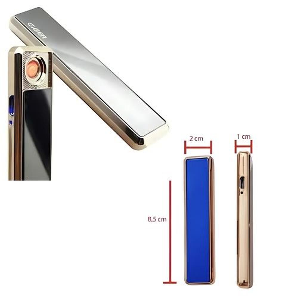 Encendedor Recargable USB Slider Sin Fuego