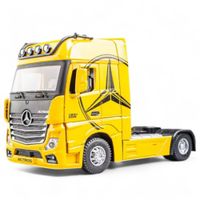 MERCEDES BENZ ACTROS AMARILLO (LUCES Y SONIDO) 1/24