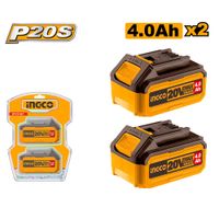 COMBO 2 BATERÍAS INGCO 20V 4.0AH COSLI240312