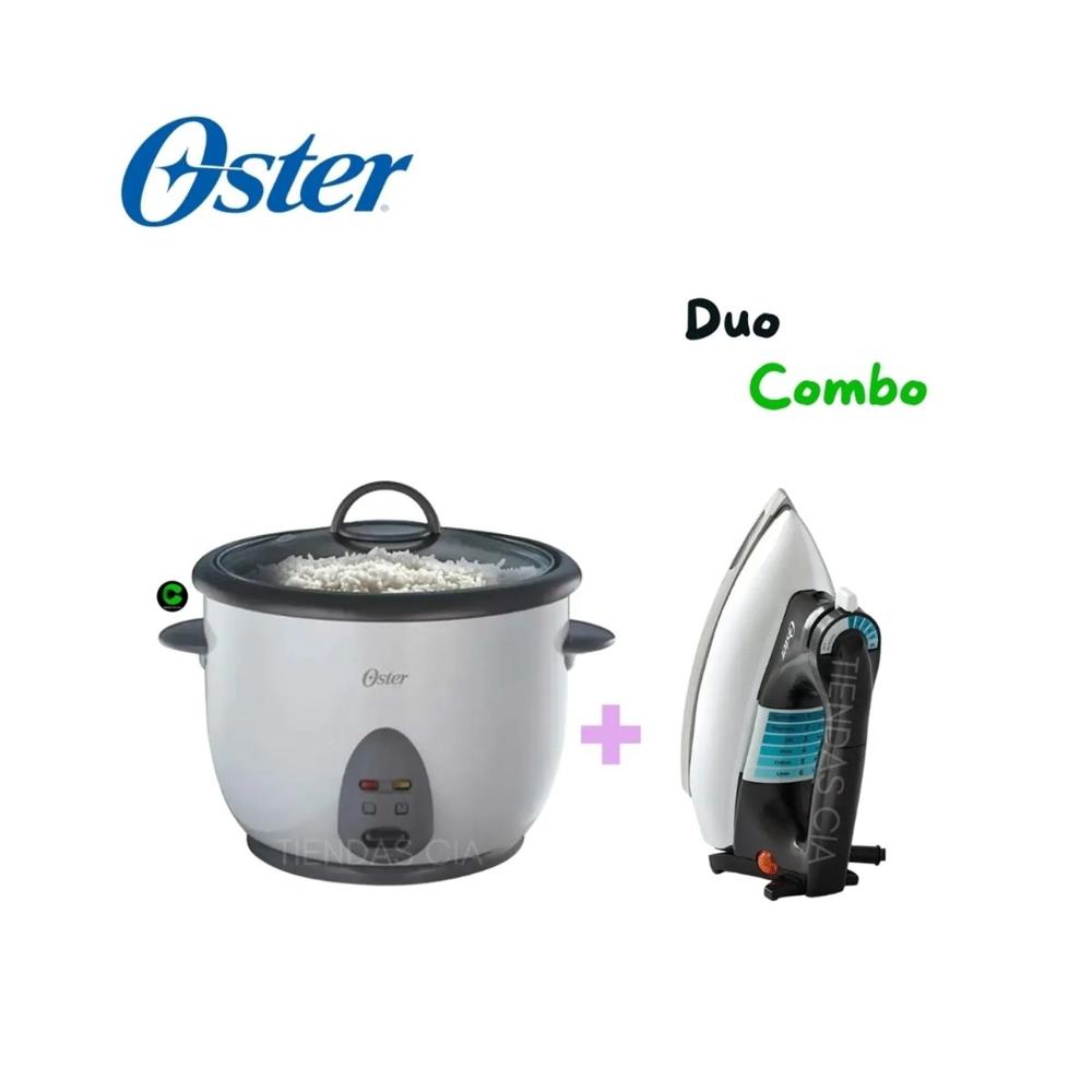 Duo Combo Oster Olla Arrocera CKSTRC1700W y Plancha Clásica