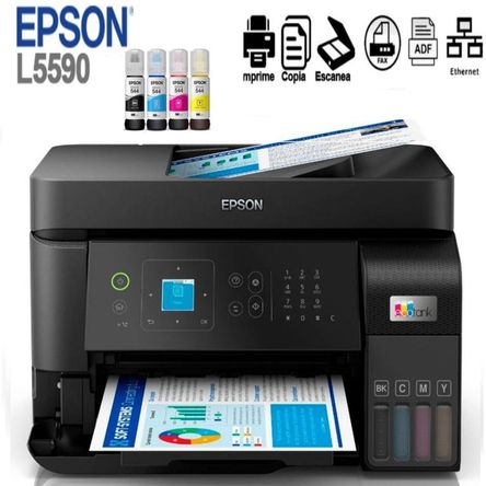 Impresora Multifuncional Epson EcoTank L5590 ADFLANWi-Fi Epson 375 Impresora Multifuncional Epson EcoTank L5590 ADFLANWi-Fi Epson 375