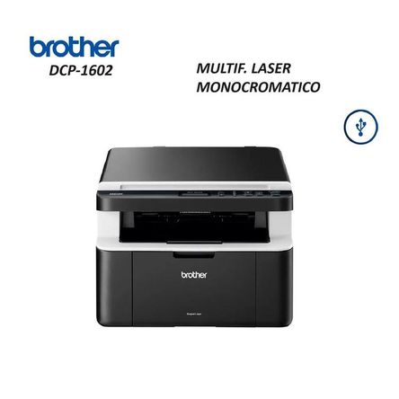 IMPRESORA LASER BROTHER DCP-1602 MULTIFUNCIONAL USB IMPRESORA LASER BROTHER DCP-1602 MULTIFUNCIONAL USB