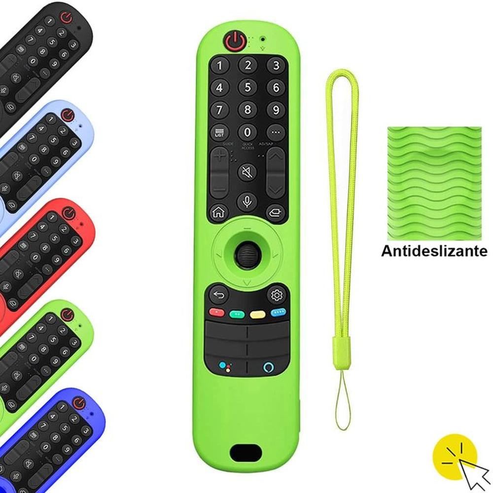 Funda Case de silicona para control Magic LG 2021 - 2022 - VERDE