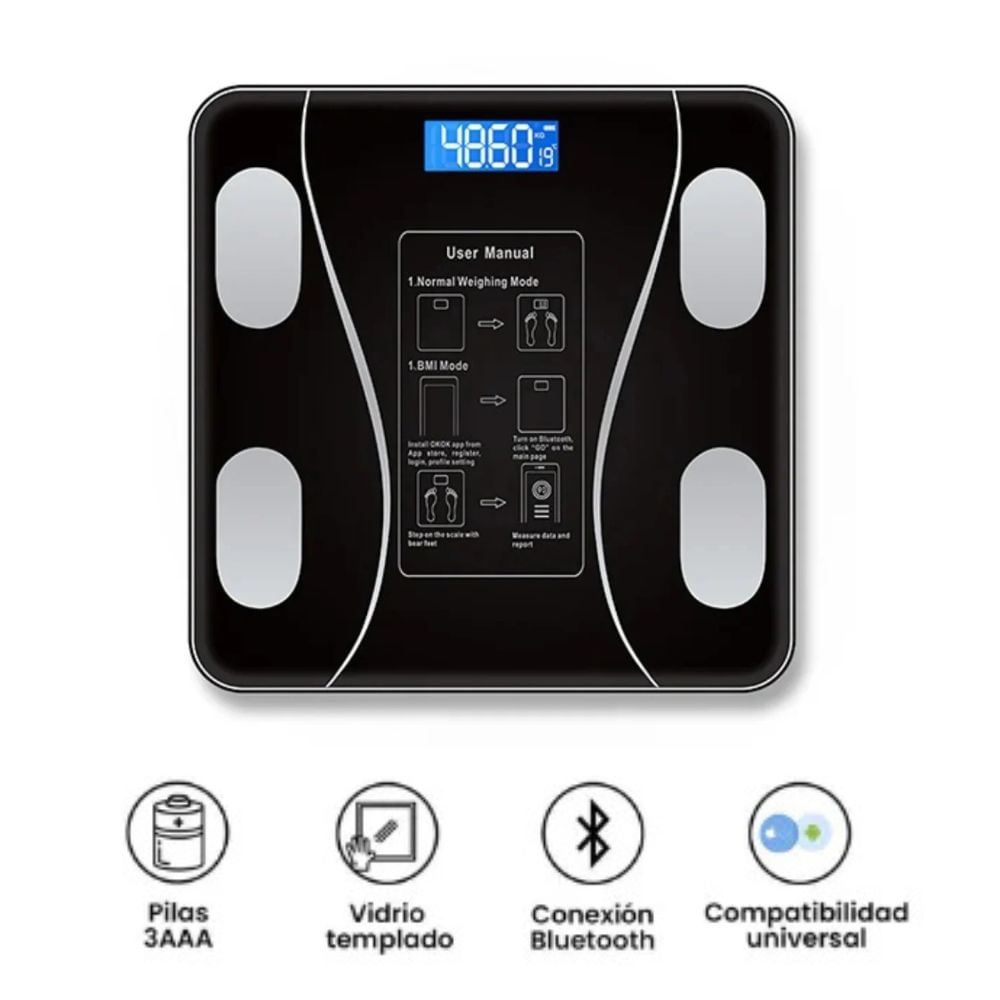 Balanza Digital Inteligente Bluetooth