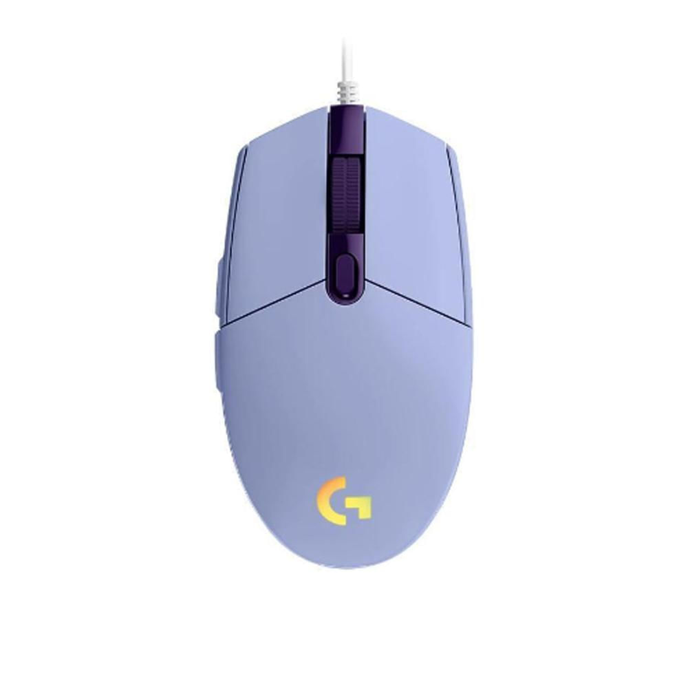 MOUSE LOGITECH G203 LIGHTSYNC OPTICAL 8000 DPI RGB LILA