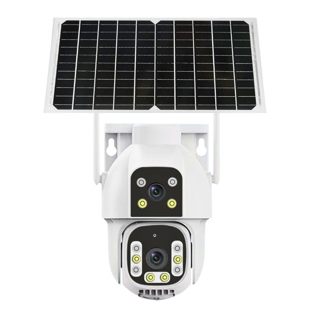 Cámara Seguridad Solar 4G con Chip + WiFi HiEasy PTZ 360° Full HD Doble Lente 10X y Sirena BT-HD72