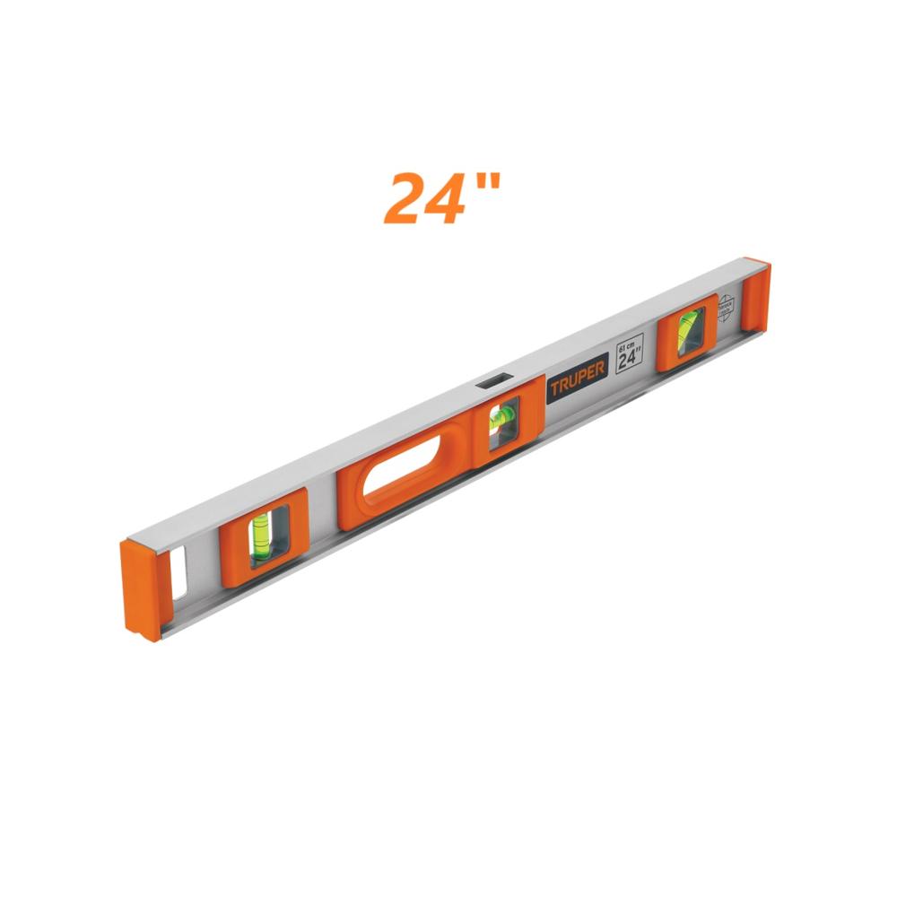 Nivel Profesional de 24" de Mano de Aluminio 17036 Truper