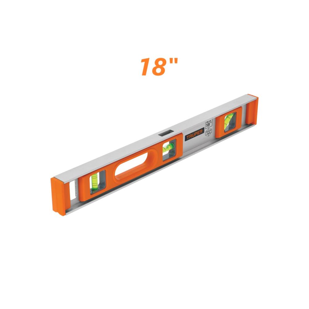 Nivel Profesional de 18" de Mano de Aluminio 17034 Truper