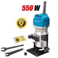 Ruteadora Fresadora Tupi de Mano 6.35mm Dongcheng DMP04-6B 550W Base Inclinada