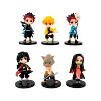 Pack Demon Slayer 6 Figuras Coleccionables