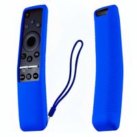 Control Para TV Comando Por Voz Smart + Funda Color Azul