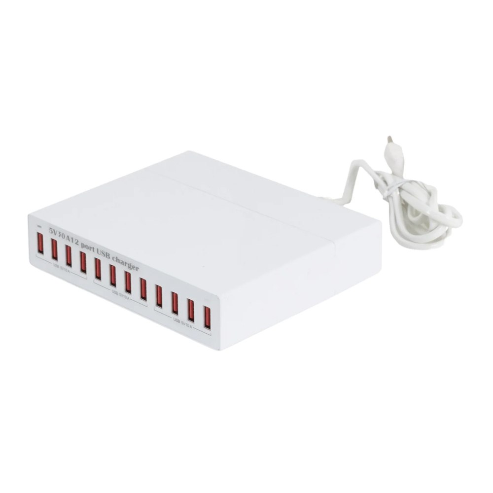 Cargador 12 Puertos Usb 150w Carga Rápida Xlx-x6 Usb 30A