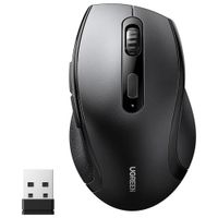 Mouse Inalambrico Ergonomico UGREEN 1600 DPI USB 2.4GHz 10 Mts