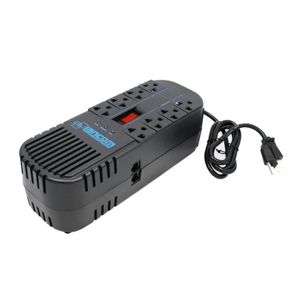 Estabilizador de Voltaje LANCOM AVR PRO 1008i 8 Tomas 1200VA 500w
