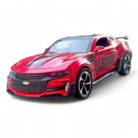CHEVROLET CAMARO TURBO ROJO (LUCES Y SONIDO) 1/24