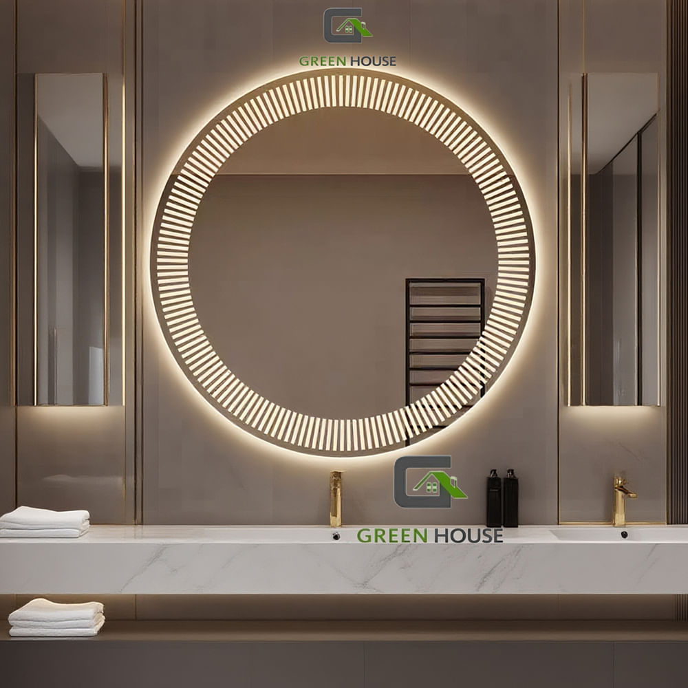 ESPEJO REDONDO LED MOD. LIDI 3 TIEMPOS TOUCH 70 CM