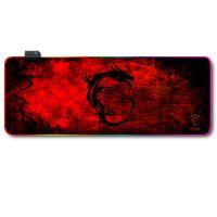 Mousepad Gamer Luces Led RGB Msi 1- 80x30 Antieslizante
