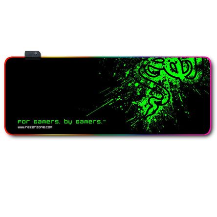 Mousepad Gamer Luces Led RGB Razer 2- 80x30 Antieslizante - Promart