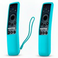 Control Para TV Comando Por Voz Smart + Funda Turquesa