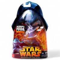 STAR WARS: REVENGE OF THE SITH - HOLOGRAPHIC YODA TOYS 'R' US EXCLUSIVE 3 3/4''