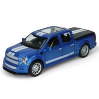 CAMIONETA SHELBY OFF ROAD F-300 AZUL (LUCES Y SONIDO) 1/22