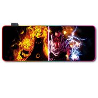 Mousepad Gamer Luces Led RGB Naruto 5- 80x30 Antieslizante