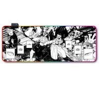Mousepad Gamer Luces Led RGB jujutsu kaisen 10 - 80x30 Antieslizante