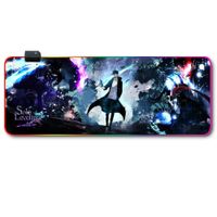 Mousepad Gamer Luces Led RGB  Solo leveling 5- 80x30 Antieslizante