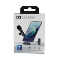 Microfono Inalambrico Recargable Solapero Negro