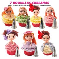 Set Premium de 7 Boquillas Coreanas para Reposteria