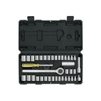 Juego de 39 piezas Ratchet 1/4"" y 3/8"" Pretul 24220