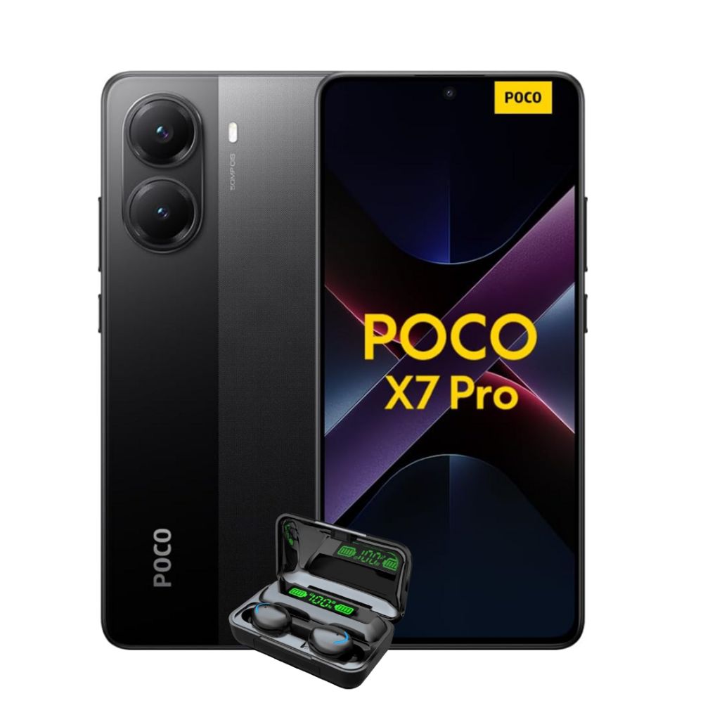 Celular Poco X7 Pro 12Ram-512Gb con Audifono Inalambrico De Regalo Celular Poco X7 Pro 12Ram-512Gb con Audifono Inalambrico De Regalo