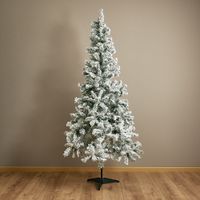 Árbol de Navidad Nevado 180cm con 530 Ramas Orange