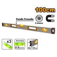 Nivel Profesional Magnético de 100 cm de Aluminio Ingco HSL38100M