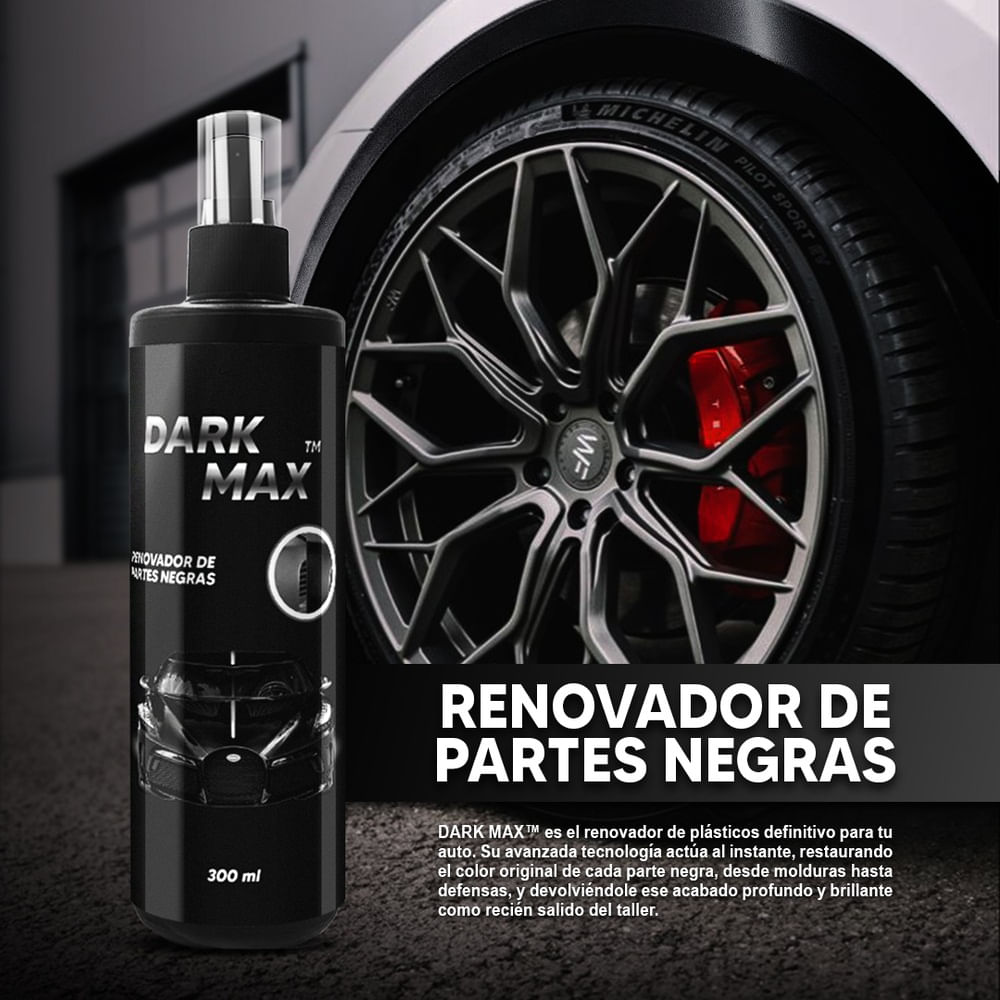 DARKMAX - RENOVADOR PARTES NEGRAS AUTO
