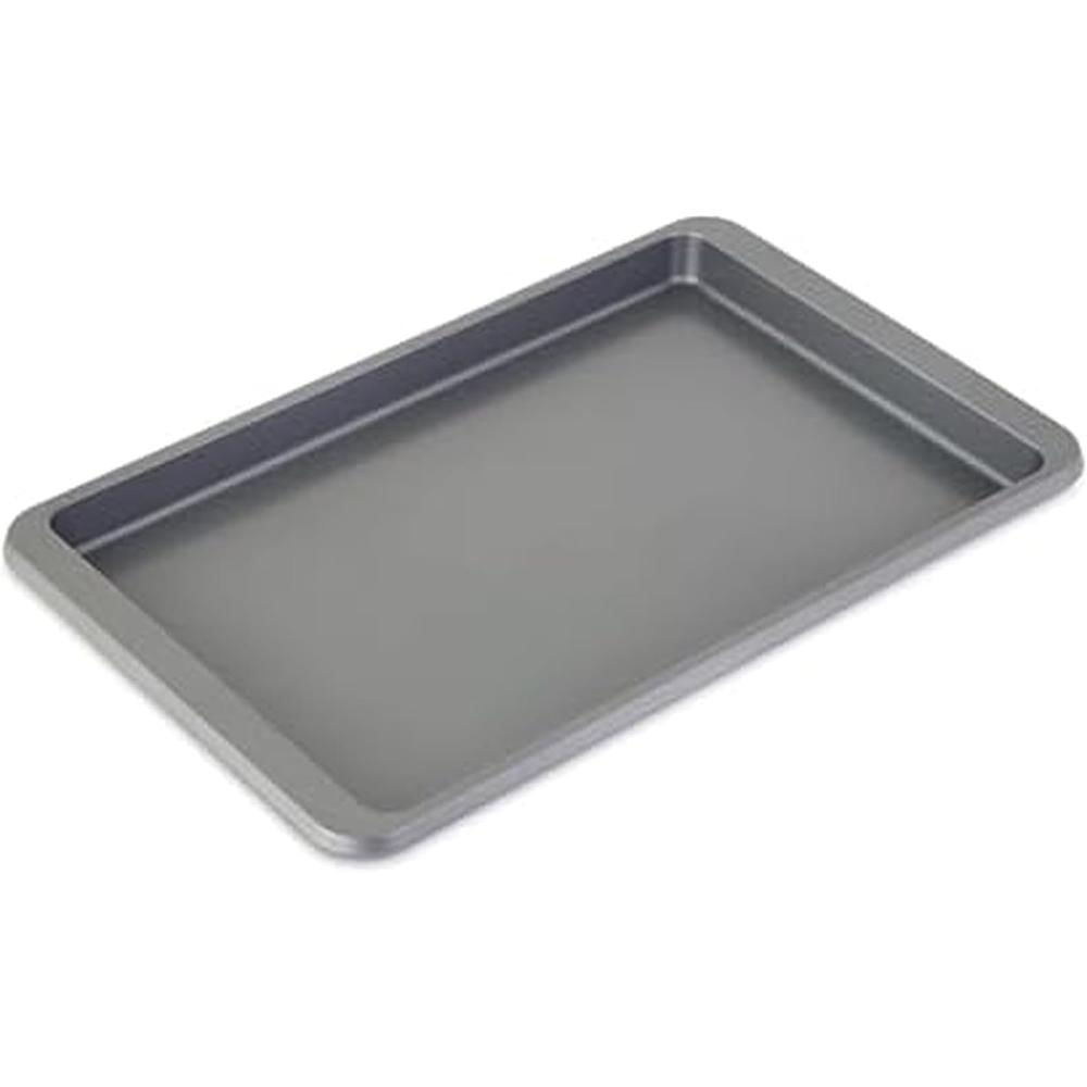 KitchenAid bandeja para hornear 25x38 cm, acero aluminizado premium | Plateado