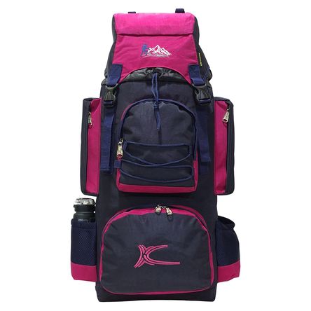 Mochila Campera Kengar Modelo N.4 Azul - Fucsia Mochila Campera Kengar Modelo N.4 Azul - Fucsia