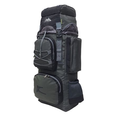 Mochila Campera Kengar Modelo N.4 Plomo - Negro Mochila Campera Kengar Modelo N.4 Plomo - Negro